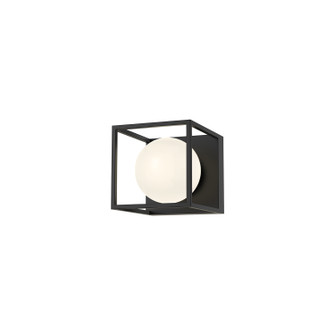 Amelia One Light Bathroom Fixtures in Matte Black/Opal Matte Glass (452|VL519106MBOP)