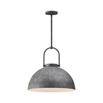 Harper One Light Pendant in Steel Shade (452|PD504016SL)