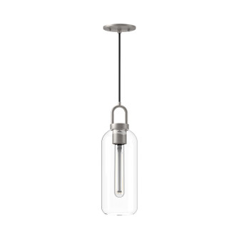 Soji One Light Pendant in Brushed Nickel/Clear Glass (452|PD401505BNCL)