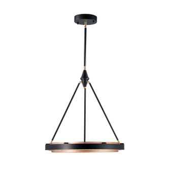 Duo LED Pendant in Classic Black/Gold Shimmer|Classic Black/Silver Shimmer (452|PD302724CBGS)