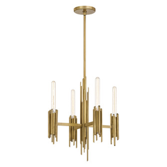 Torres Four Light Chandelier in Vintage Brass (452|CH335019VB)