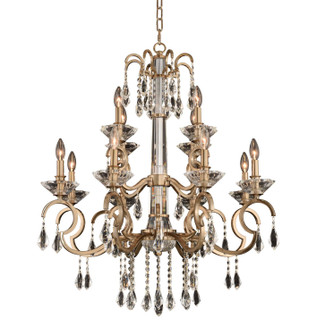 Valencia 12 Light Chandelier in Brushed Champagne Gold (238|031652-038-FR001)