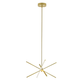 Jaxx LED Pendant in Satin Brass (162|JAXP24L30D1SB)