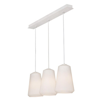 Isla Three Light Pendant in White (162|ISLP11WHLNR3)