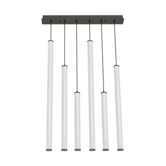 Caden LED Linear Pendant in Black (162|CADP99L30UDBKLNR6)