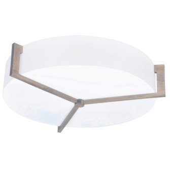 Apex LED Flush Mount in Linen White/Weathered Grey (162|APF1524LAJUDWG-LW-BB)
