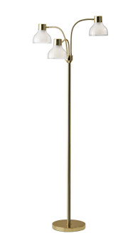 Presley Three Light Floor Lamp in Shiny Gold (262|3566-04)