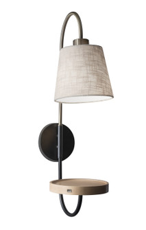 Jeffrey Wall Lamp in Black (262|3406-21)