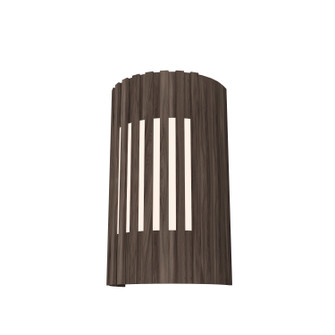 Slatted Two Light Wall Lamp in American Walnut (486|420.18)