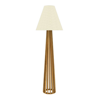 Slatted One Light Floor Lamp in Louro Freijo (486|361.09)