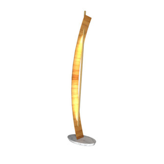 Clean LED Floor Lamp in Teak (486|3015LED.12)