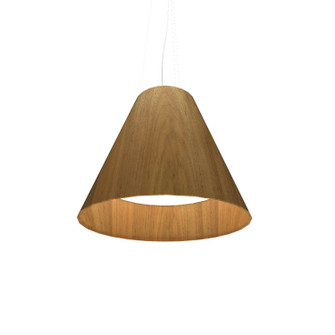 Conical LED Pendant in Louro Freijo (486|295LED.09)