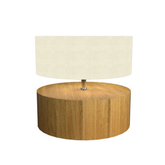 Cylindrical One Light Table Lamp in Louro Freijo (486|145.09)