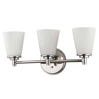 Conti Three Light Wall Sconce in Polished Nickel (106|IN41342PN)