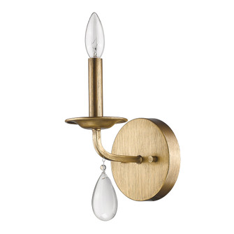 Krista One Light Wall Sconce in Antique Gold (106|IN41026AG)
