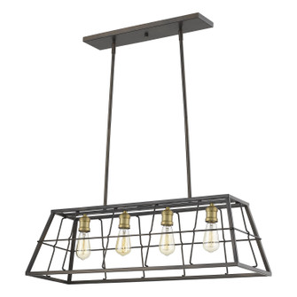 Charley Four Light Pendant in Oil-Rubbed Bronze (106|IN21053ORB)