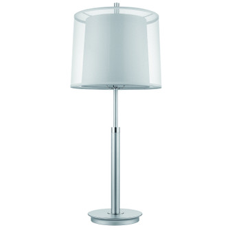 Nimbus One Light Table Lamp in Metallic Silver/ Polished Chrome (106|BT7143)