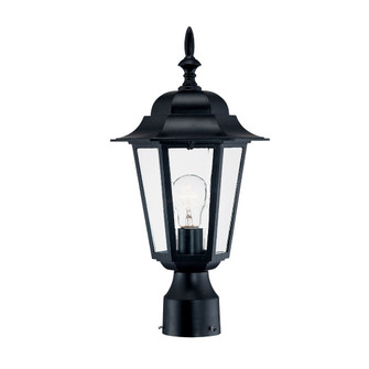 Camelot One Light Post Mount in Matte Black (106|6117BK)