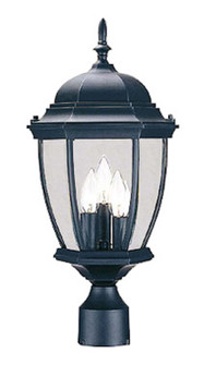 Wexford Three Light Post Mount in Matte Black (106|5017BK)