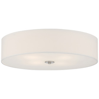 Mid Town LED Flush Mount in Brushed Steel (18|64064LEDDLP-BS/WH)