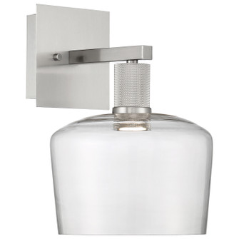 Port Nine Chardonnay LED Wall Sconce in Brushed Steel (18|63144LEDD-BS/CLR)