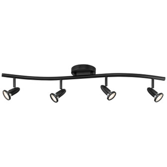 Cobra LED Wall or Ceiling Spotlight Bar in Black (18|52204LEDDLP-BL)