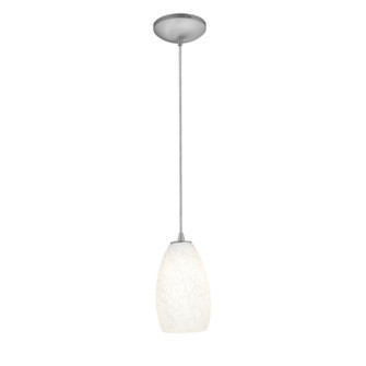 Champagne LED Pendant in Brushed Steel (18|28012-3C-BS/WHST)