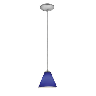 Martini One Light Pendant in Brushed Steel (18|28004-1C-BS/COB)