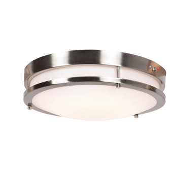 Solero LED Flush Mount in Brushed Steel (18|20465LEDEM-BS/ACR)