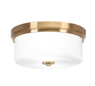 Flush Mounts Two Light Flush Mount in New Age Brass (200|832-NAB-1)