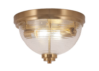 Any Two Light Flush Mount in New Age Brass (200|822-NAB-8)