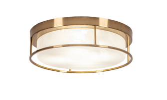 Any Four Light Flush Mount in New Age Brass (200|818-NAB-1)
