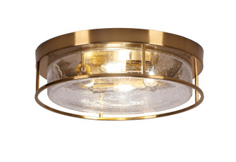 Any Four Light Flush Mount in New Age Brass (200|818-NAB-0)
