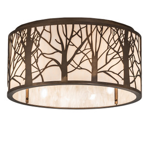 Branches Four Light Flushmount in Antique Copper (57|247766)