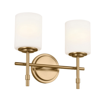 Ali Two Light Bath in Brushed Natural Brass (12|55141BNB)