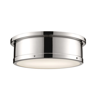 Serca Three Light Flush Mount in Polished Nickel (12|52541PN)