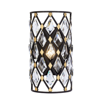 Windsor One Light Wall Sconce in Carbon/Havana Gold (137|345W01CBHG)