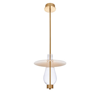 Hugo LED Pendant in Winter Brass (33|517555WB)