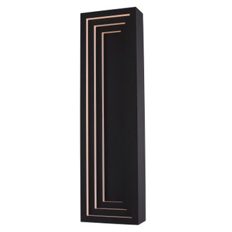 Chrysler LED Outdoor Wall Sconce in Matte Black (33|401922MB)