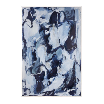Blue Flush Framed Wall Art in Multicolor (45|S0056-10452)