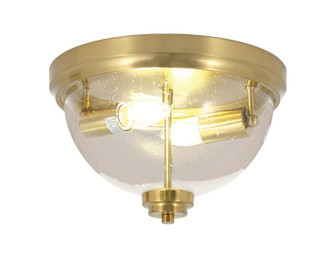 Flush Mounts Two Light Flush Mount in New Age Brass (200|822-NAB-0)