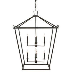 Kitzi Eight Light Pendant in Black Metal (57|256752)