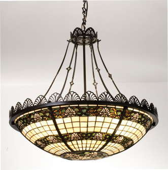 Shell And Ribbon Four Light Pendant in Timeless Bronze (57|19353)