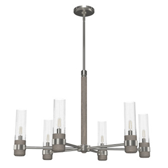 River Mill Six Light Chandelier in Brushed Nickel (47|19477)