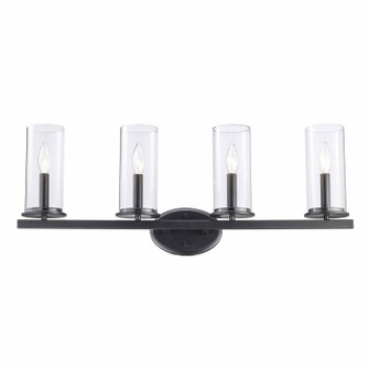 Meadowlark Four Light Vanity in Black (110|71734 BK)