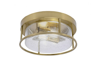 Flush Mounts Two Light Flush Mount in New Age Brass (200|812-NAB-0)