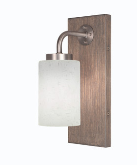 Oxbridge One Light Wall Sconce in Graphite & Painted Distressed Wood-look (200|1771-GPDW-310)