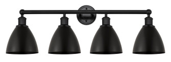 Edison Four Light Bath Vanity in Matte Black (405|616-4W-BK-MBD-75-BK)