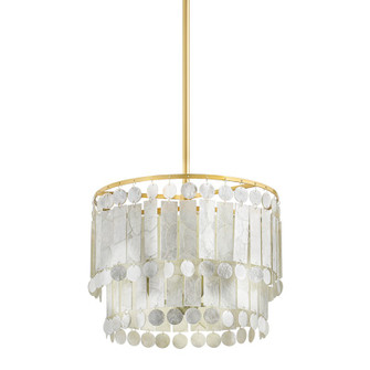 Melisa Three Light Pendant in Aged Brass (428|H715803-AGB)