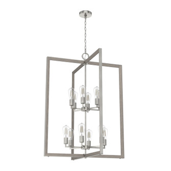 Woodburn 12 Light Foyer Pendant in Brushed Nickel (47|19859)